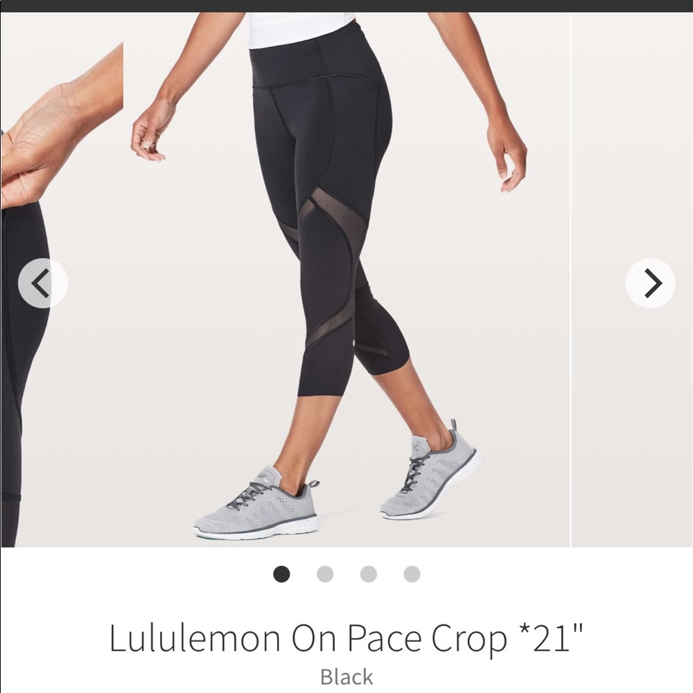 Lululemon on pace crop
